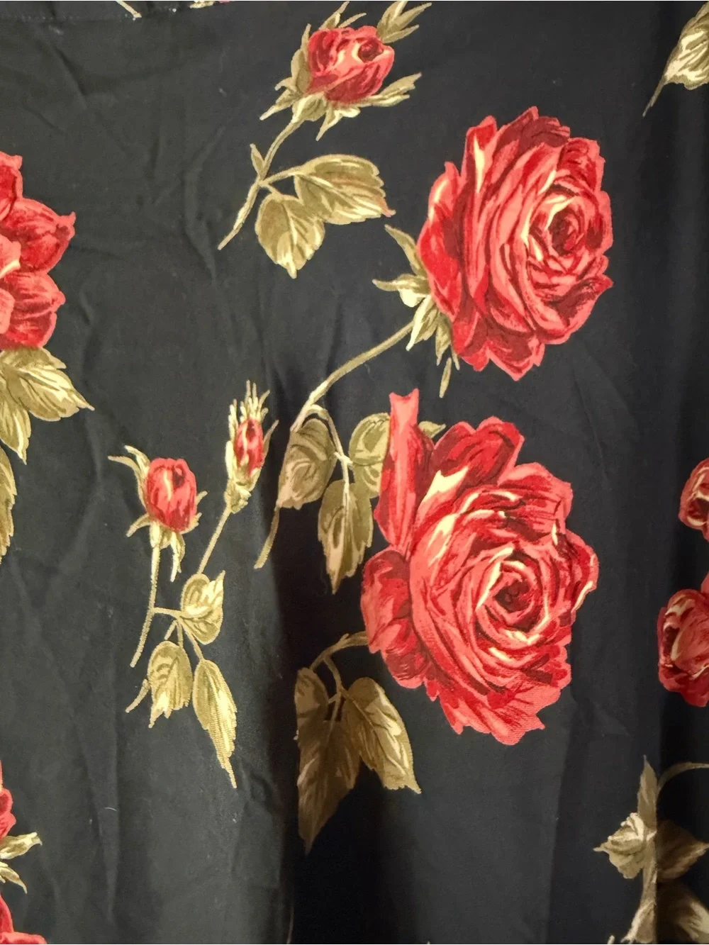 Vintage Y2K Express Rose Print Mini Skirt Romantic Grunge Coquette Medium